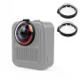 PULUZ 2x karkaistu linssinsuojus GoPro Max 2 -kameraan - musta kehys