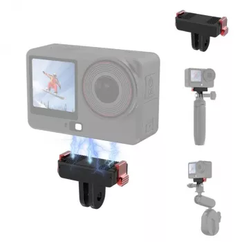 PULUZ magneettinen pikakiinnityssovitin DJI Osmo Action 6 / Nano / GoPro -kiinnikkeeseen PU1070B