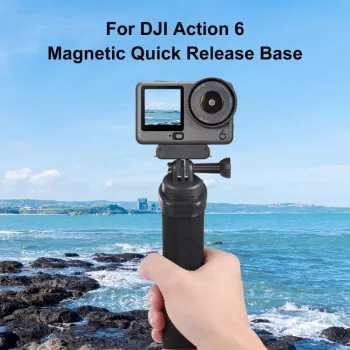 PULUZ magneettinen pikakiinnike GoPro-kiinnikkeellä DJI Osmo Action 6 / Nano / Puluz / PU1079B