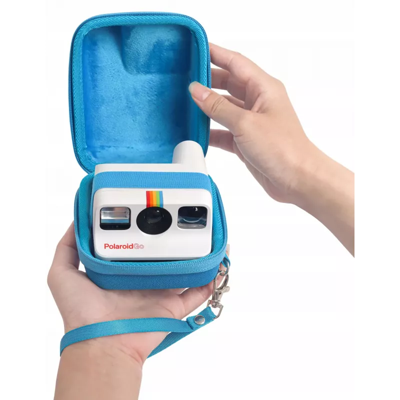 LOVEINSTANT kovakuorinen suojakotelo Polaroid Go -pikakameraan - sininen
