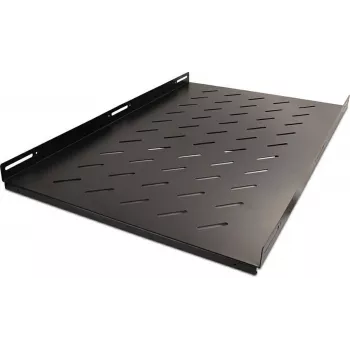 RACKTEL RL-P1000S 19 tuuman 1U kiinteä hylly 1000 mm syvyys 80 kg kantavuus musta