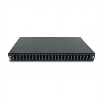 RACKTEL RL-PFWDPX24 24-porttinen SC Duplex -kuidupaneeli, 1U, musta