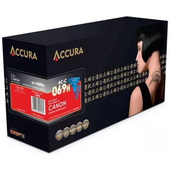 Accura yhteensopiva värikasetti Canon CRG-069H (5097C002), syaani, XL High Yield