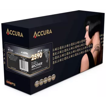 Accura yhteensopiva värikasetti Brother TN-2590 musta