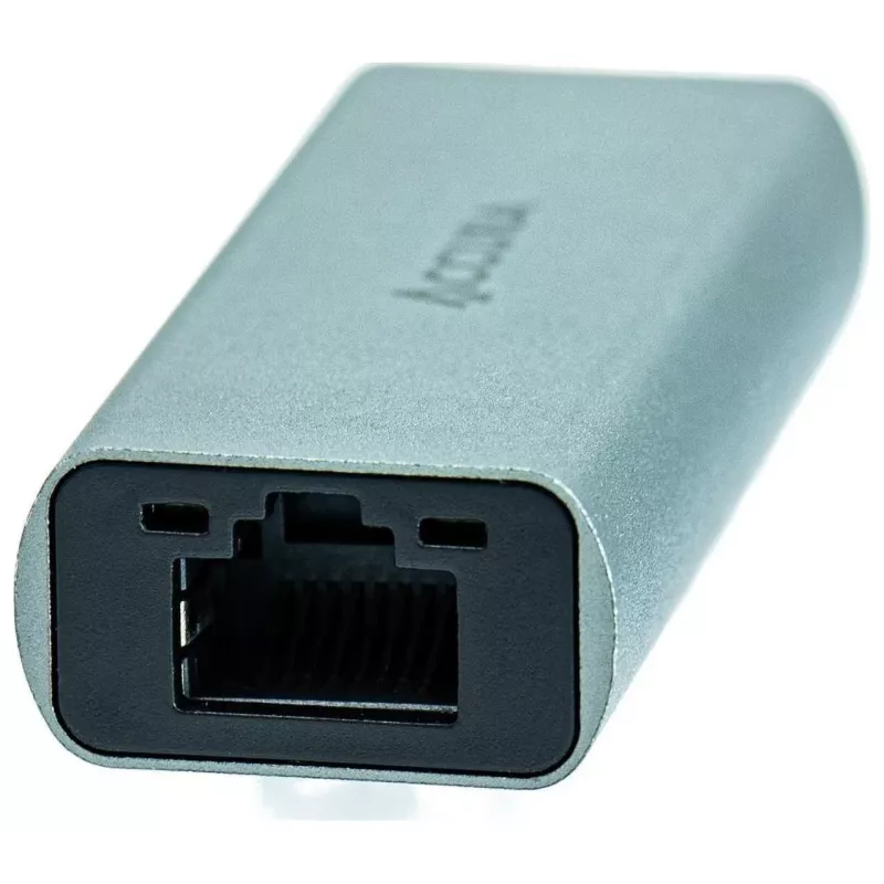 ACCURA USB-C - RJ45 Gigabit Ethernet -sovitin, Space Gray