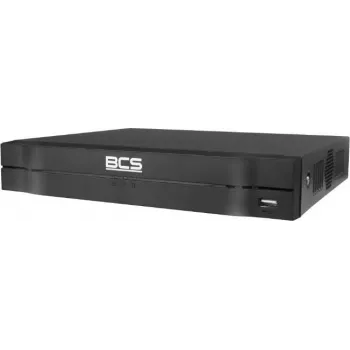 BCS 8-kanavainen 4K PoE-verkkovideotallennin NVR, 8 PoE-porttia, H.265+, 1 SATA HDD-kelkan, BCS-L-NVR0801-4KE-8P(2L)