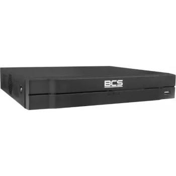 BCS 8-kanavainen 4K PoE-verkkovideotallennin NVR, 8 PoE-porttia, H.265+, 1 SATA HDD-kelkan, BCS-L-NVR0801-4KE-8P(2L)