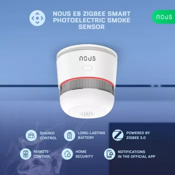 NOUS E8 ZigBee 3.0 älypalovaroitin