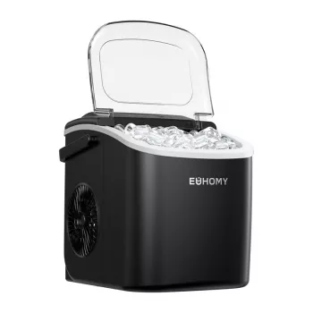 EUHOMY IM001 jääpalakone, 1,2 L, 12 kg (musta)