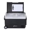HCALORY D55M+ autojäähdytin Bluetoothilla, 55L, kompressori, -20°C - +20°C, DC 12V/24V, AC 100-240V, musta