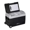 HCALORY D55M+ autojäähdytin Bluetoothilla, 55L, kompressori, -20°C - +20°C, DC 12V/24V, AC 100-240V, musta
