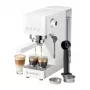 AMZCHEF CE-EM3131-WT mäntäkahvinkeitin (valkoinen) - 20 bar espressokone höyrysuuttimella