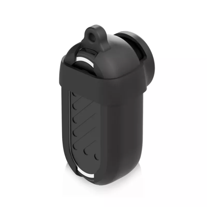PULUZ silikonisuojakotelo objektiivinsuojuksella Insta360 GO 3:lle – musta