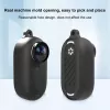 PULUZ silikonisuojakotelo objektiivinsuojuksella Insta360 GO 3:lle – musta