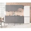 STOLKAR Cosmo Design ANIKA grafiitti/grafiitti 2.0 keittiökalustesetti - 6 osaa