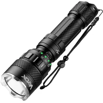 Vayox VA0099 LED-taskulamppu 1500 lumenia CREE XHP50 USB-C ladattava