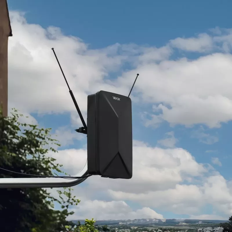 VAYOX VA0248 sisä-/ulkokäyttöön DVB-T/T2 4K -antenni vahvistimella ja LTE 4G -suodattimella