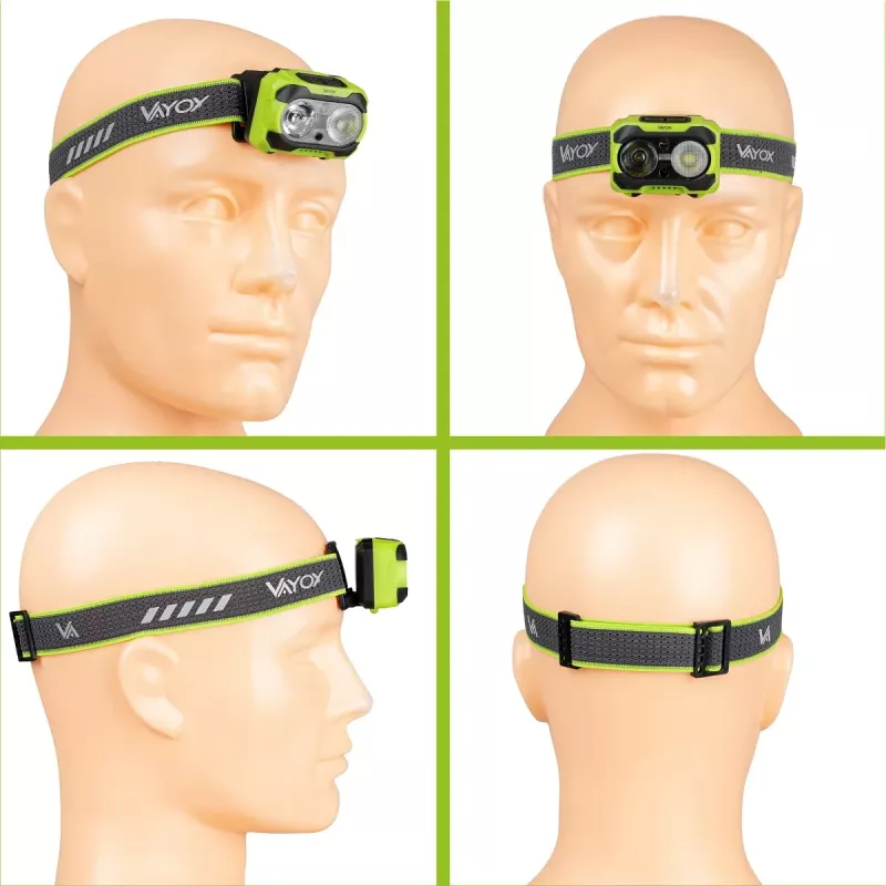 VAYOX TwinBeam Pro Series otsalamppu 600lm IP44 VA0361
