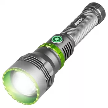 VAYOX VA0363 LED-taskulamppu 1000 lm, ladattava, USB-C, varavirtalähde, musta