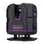 Ermenrich LV30 PRO laservaaitusuuntaisin - 3x360° vihreä 12 linjaa, itsetasautuva, IP54