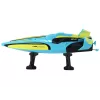 LEAN TOYS RC-vesivene 2.4G keltainen-turkoosi vedenpitävä kauko-ohjattava