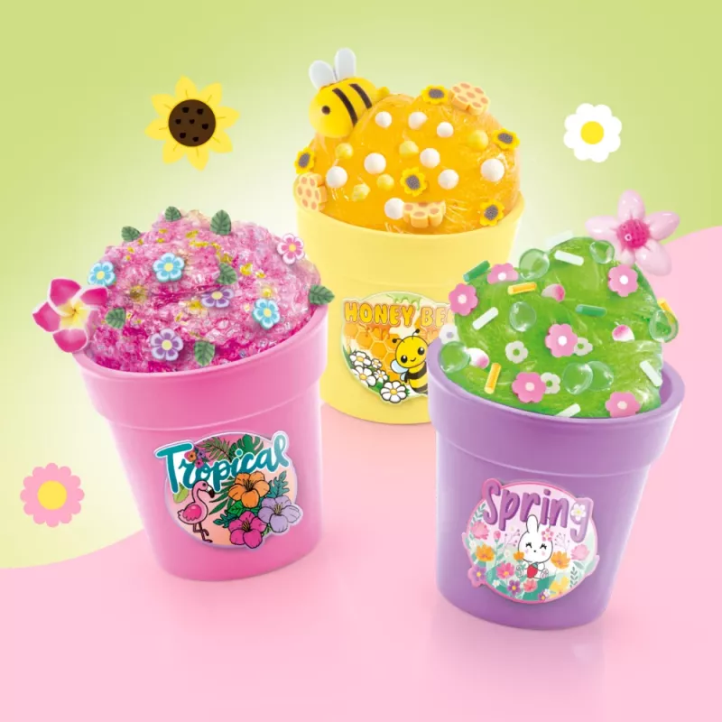 EPEE So Slime DIY Slime Shakers Floral Creations 3 kukkaruukkua luova setti