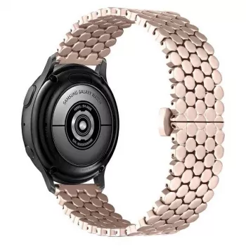 Beline kellonranneke 20mm metalli hunajakenno rose gold