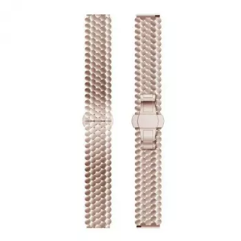 Beline kellonranneke 20mm metalli hunajakenno rose gold