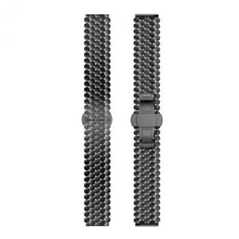 Beline kellonranneke 22mm metalli hunajakenno musta