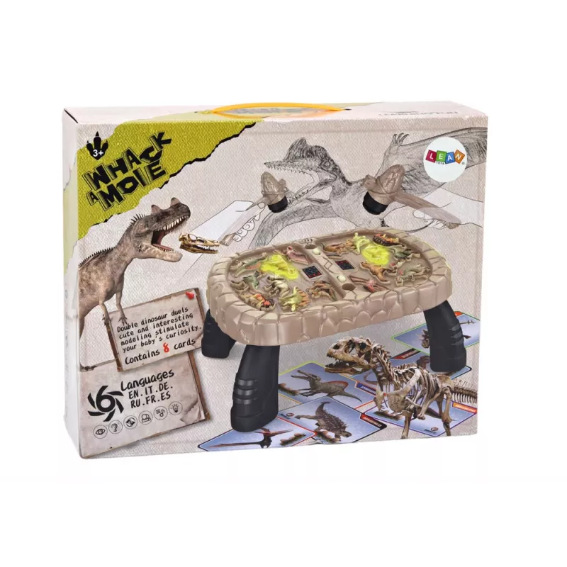 LEAN TOYS Whac-a-mole-pelikone dinosaurukset pöytä