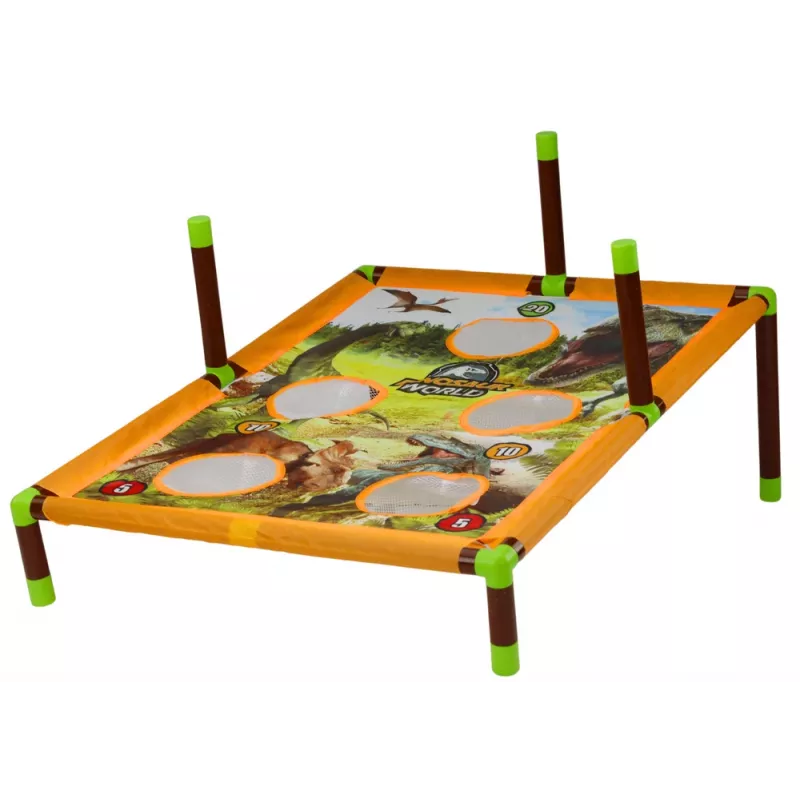 LEAN TOYS Arcade-peli Bag Throw Hoop 2in1 Dinosaurukset Taulu