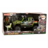 LEAN TOYS Maasto metsästysauto Hunter dinosaurus valot äänet vihreä
