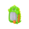 LEAN TOYS Piirustustaulu taskupeli 2in1 vihreä dinosaurus