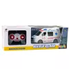 LEAN TOYS RC-ambulanssi valolla ja äänellä 1:20 valkoinen