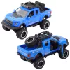 LEAN TOYS maastoajoneuvo Raptor avautuvilla ovilla, veto, valot ja äänimix