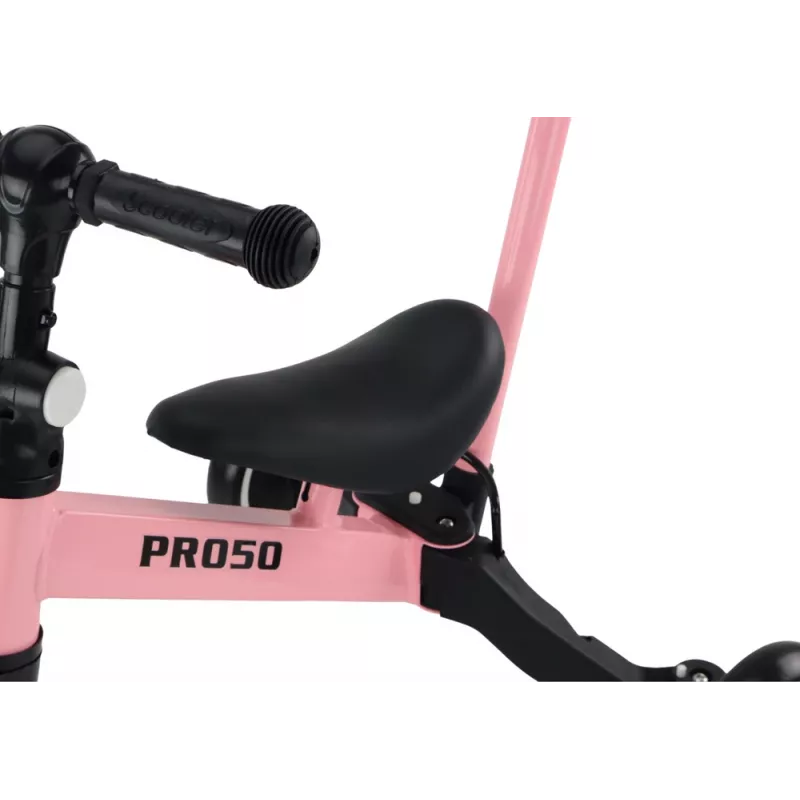 LEAN TRIKE PRO50 Kolmipyörä työntökahvalla vaaleanpunainen