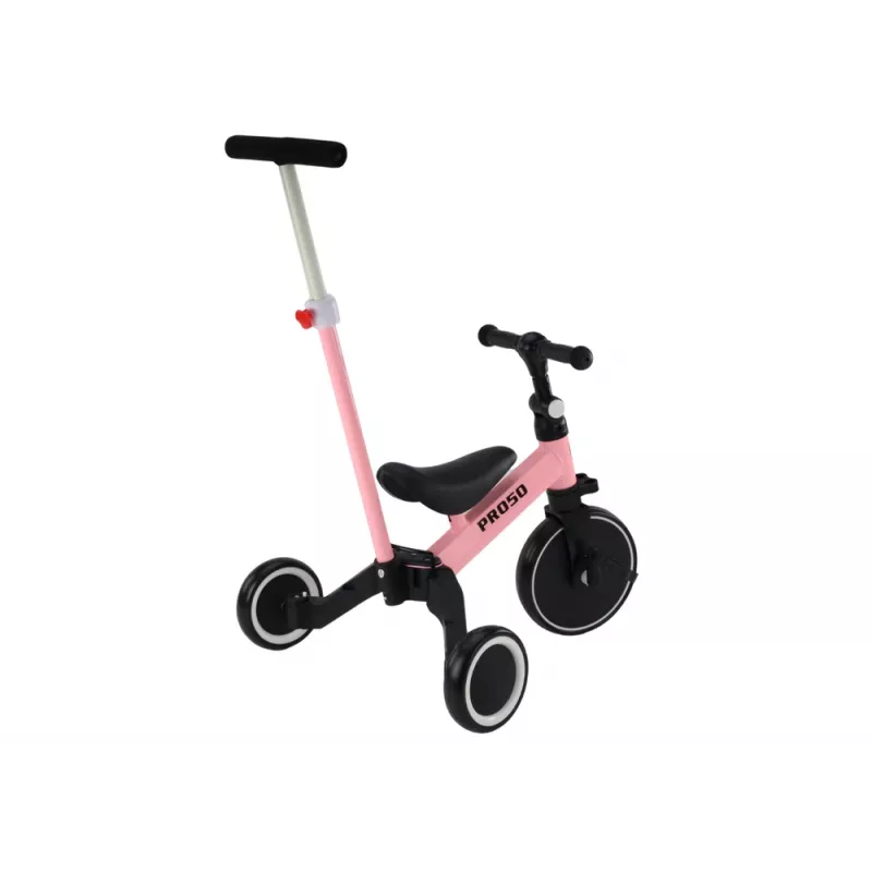 LEAN TRIKE PRO50 Kolmipyörä työntökahvalla vaaleanpunainen
