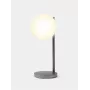 Lexon Bubble Lamp LED-työpöytävalaisin 15W Qi-laturilla, gunmetal
