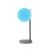 Lexon Bubble Lamp LED-työpöytävalaisin 15W Qi-laturilla, gunmetal