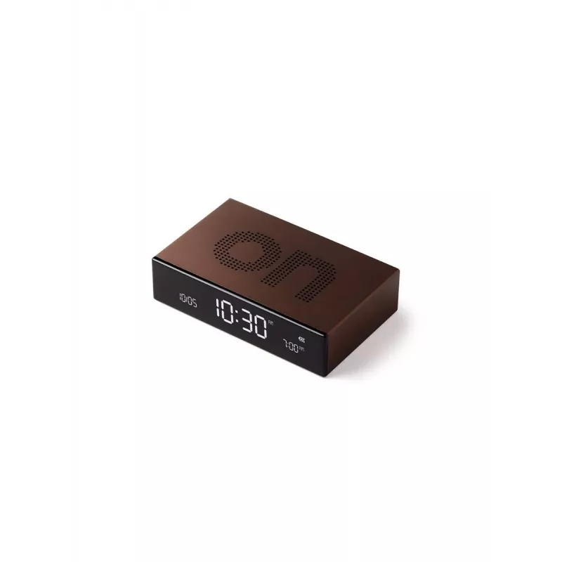 Lexon Flip Premium herätyskello kaksipuolinen pronssi LR152BZ