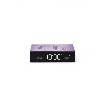 LEXON Flip Premium herätyskello kaksipuolinen violetti LR152LL