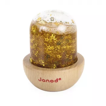 Janod sensorinen lumipallo keltainen 12 kk alkaen