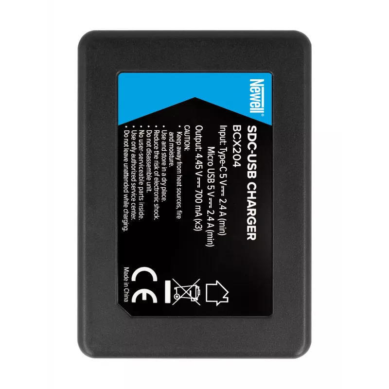 Newell SDC-USB kolmen kanavan laturi DJI Osmo Action BCX204 akuille