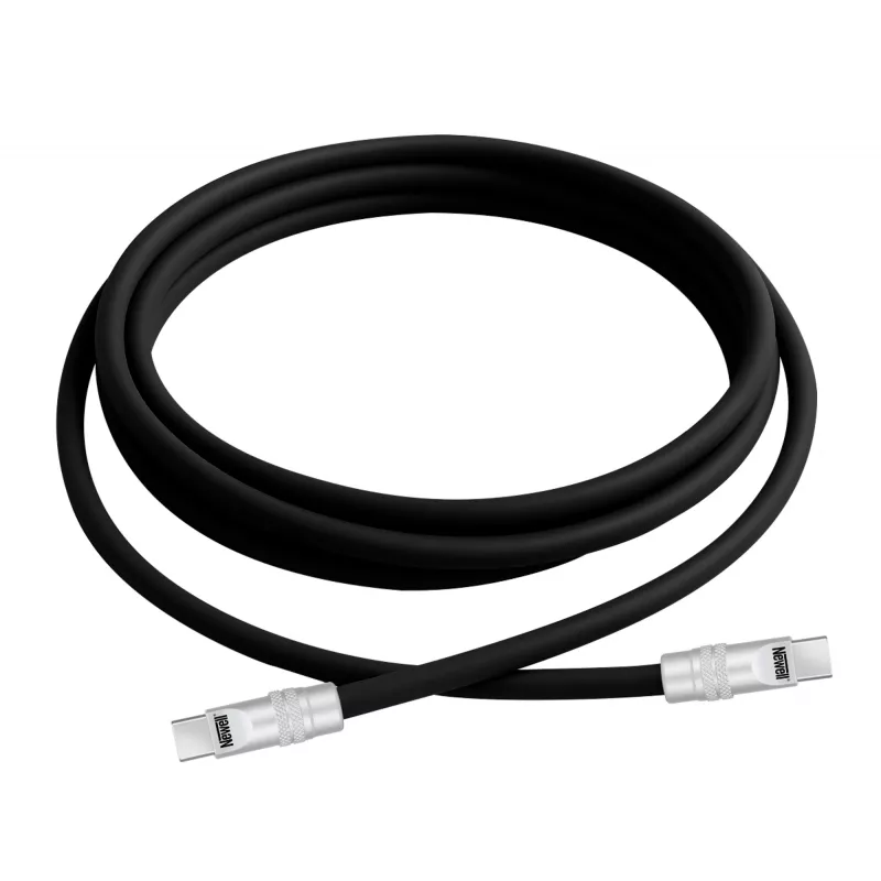 Newell USB-C - USB-C kaapeli 100W 2 m silikoni musta