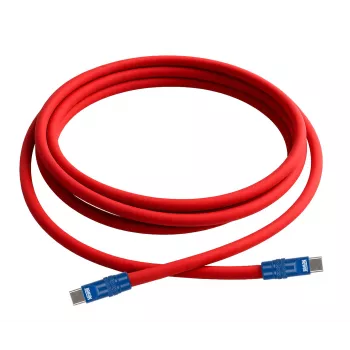 Newell USB-C - USB-C kaapeli 100W 2 m silikoni punainen-laivastonsininen