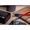 Newell USB-C - USB-C kaapeli 100W 2 m silikoni punainen-laivastonsininen