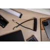 Newell USB-C - USB-C kaapeli 100W 1,5 m silikoni spiraalikaapeli musta