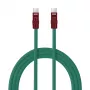 Newell USB-C - USB-C kaapeli 100W 2 m silikoni vihreä-burgundinpunainen