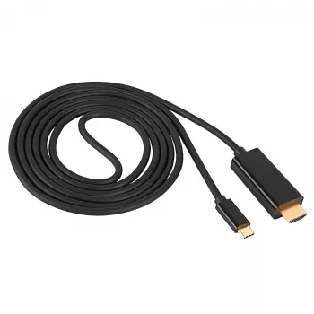 Akyga AK-AV-18 USB-C - HDMI kaapeli, 4K, 1,8 m, musta