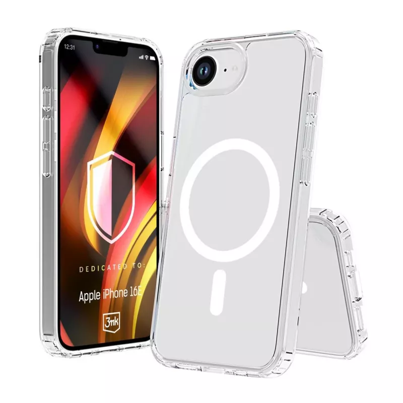 3MK PROTECTION Hardy LiqForce MagCase Apple iPhone 16E / iPhone 17E - musta